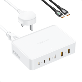 REVO 240 4C+2A | UK Plug | GaN Charger